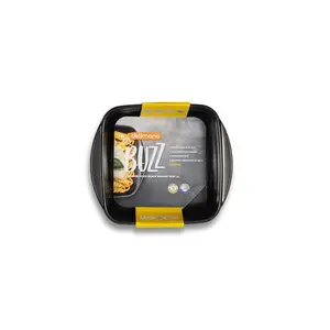 Posuda za pečenje DELIMANO BUZZ staklo,6x20cm,1l,crni