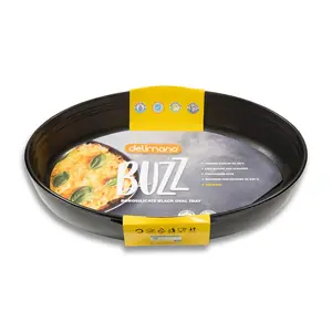 Posuda za pečenje DELIMANO BUZZ staklo,6x35cm,3l,crni