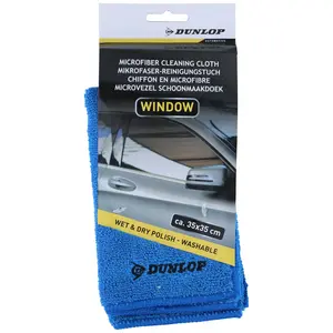 Pribor za pranje auta Dunlop krpa za stakla 35x35 cm