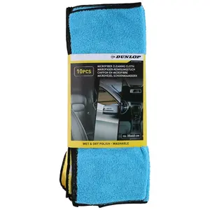 Pribor za pranje auta Dunlop set krpa za čišćenje auta 10/1