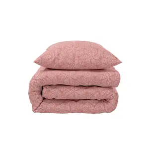 Posteljina Saten Pearl Dusty Red 200x200cm + 2x60x80cm