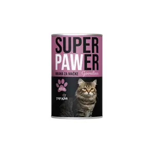 Hrana za mačke SUPER PAWER MOKRA 415 g GOVEDINA