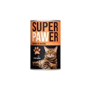 Hrana za mačke SUPER PAWER MOKRA 415 g PERAD