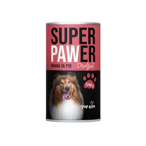 Hrana za pse SUPER PAWER MOKRA 1240 g DIVLJAČ