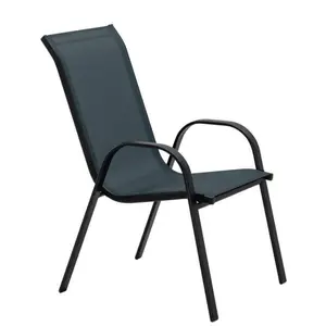 Metalna stolica Tia plava 54x71x92 cm