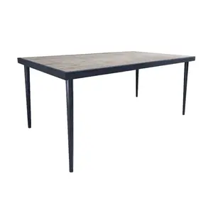 Metalni stol aluminijski Uwe 160,3x90,3x75 cm