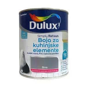 Specijalna boja za zid Dulux simply refresh boja za glatke površine siva 0,75l