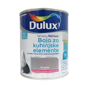 Specijalna boja za zid Dulux simply refresh boja za glatke površine smeđa 0,75l
