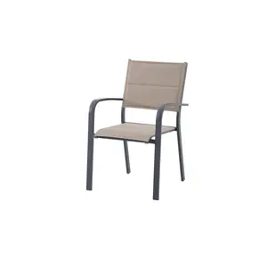 Metalna stolica Aluminijska Loft 63x56x87 cm