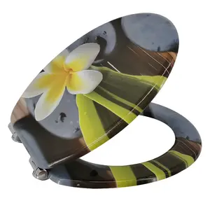 Sporospuštajuća WC daska Stil MDF Flower