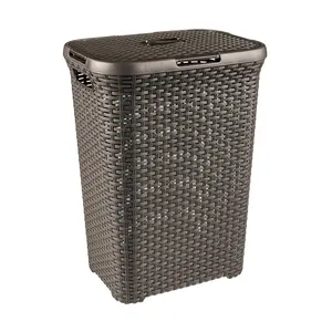 Košara za rublje RATTAN 60l,smeđa