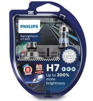 Žaruljice PHILIPS H7 12V Racing Vision GT200 set