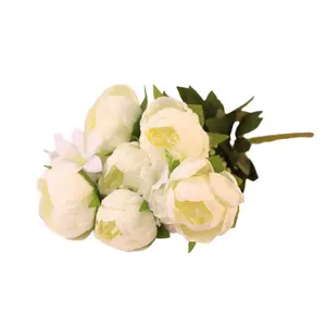 Umjetni buket Peonija 43 cm bijeli