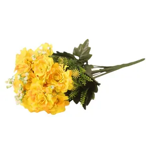 Umjetni buket Peonija 43 cm narančasti