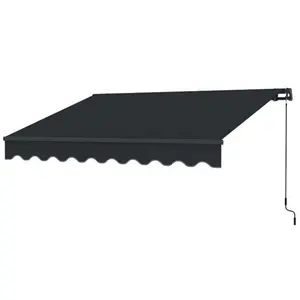 Tenda Tika 3,95x2,5 m, tamno siva