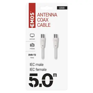 Emos kabel za priključak TV 5m - S30500-2