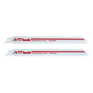 List za ubodnu pilu KWB set reznih listova 2/1 za metal 180 mm