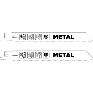 List za ubodnu pilu KWB set za metal 2/1 130