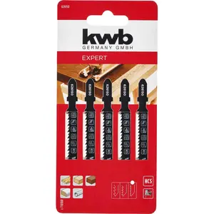 List za ubodnu pilu KWB set za laminat i plastiku 5/1