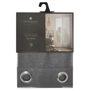 Gotove zavjese Atmosphera Molly siva 135x240 cm