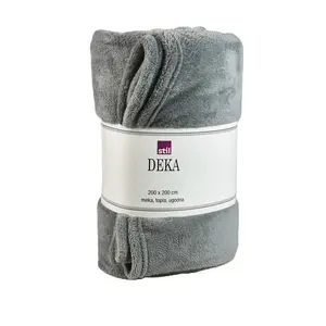 Deka Stil Coral flis siva 200x200 cm