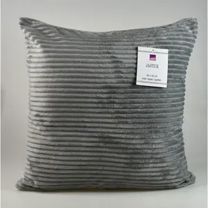 Jastuk Stil Rib sivi 45x45 cm
