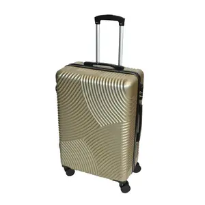 Kofer Nil ABS zlatni M 46x26,5x67,5 cm