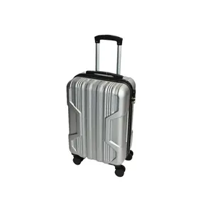 Kofer Nil ABS srebrni S 35x22x57 cm