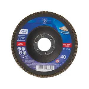 Brusna ploča lamelirana Lux Tools 115mm K40