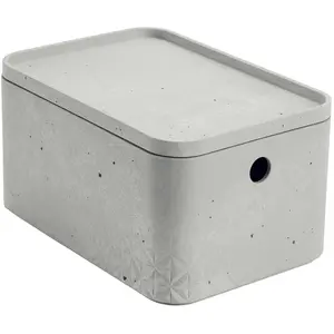 Organizator Curver beton S, poklopac, 24x17x13cm, 3l