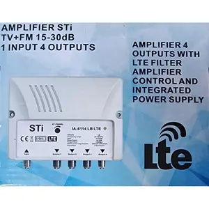 Pojačalo za antenu STI 1 IN+4 Out 6114 LTE STI