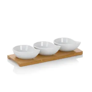 Set zdjela Kela Philipa 4/1, porculan, bijeli