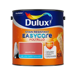 Dekorativna boja za zid Dulux Easycare Exemplary Red, 2,5 l