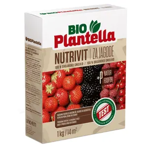 Kruto gnojivo Bio Plantella Nutrivit za jagode, 1 kg