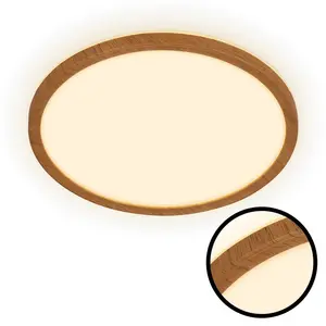 Plafonjera Brilo LED 18W 2400lm 3000K wood O