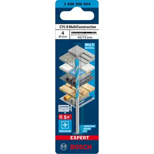Svrdlo za beton Bosch Expert CYL-9 Multiconstruction, 4x40x75 mm