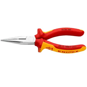 Električarska kliješta Knipex kliješta produžena ravna 160 mm 1000V
