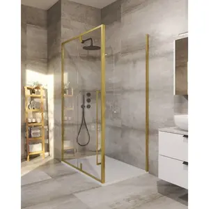 Tuš kabina Aquaart TK Malaga gold, 90x120x195 cm
