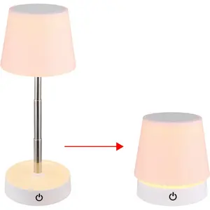 Stolna lampa Globo LED Carlos White 30lm podesiva visina