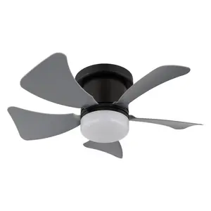 Stropni ventilator Globo LED 10W 750lm CCT Hines Grey