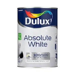 Boja za zid Dulux Absolute White, 1 l