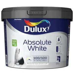 Boja za zid Dulux Absolute White, 5 l