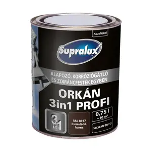 Boja za metal Supralux Orkan 3U1 Profi RAL 8017 - 0,75L