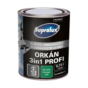 Boja za metal Supralux Orkan 3U1 Profi RAL 6001 - 0,75L