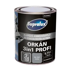 Boja za metal Supralux Orkan 3U1 Profi RAL 7037 - 0,75L