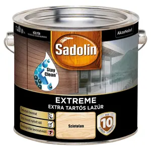 Lazura za drvo Sadolin Extreme bezbojni, 2,5 l