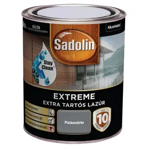 Lazura za drvo Sadolin Extreme sivi, 0,7 l