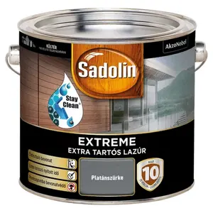 Lazura za drvo Sadolin Extreme sivi, 2,5 l
