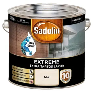 Lazura za drvo Sadolin Extreme bijeli, 2,5 l
