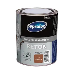 Premaz za beton Supralux 122 terakota 0,75